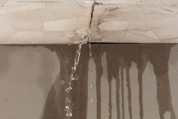 Professional Commercial Water Damage Restoration technician working in Old Orchard Beach, ME